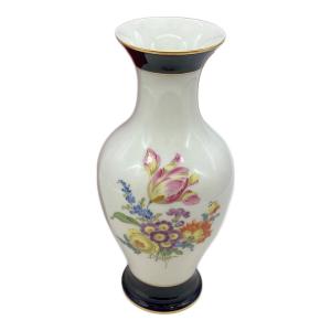 Meissen (マイセン) フラワーベース 花柄/金縁/箱付き