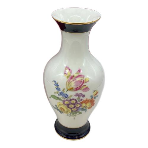 Meissen (マイセン) フラワーベース 花柄/金縁/箱付き