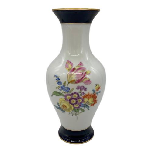 Meissen (マイセン) フラワーベース 花柄/金縁/箱付き
