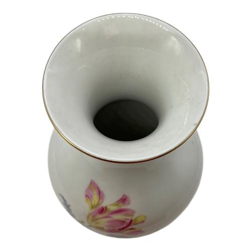 Meissen (マイセン) フラワーベース 花柄/金縁/箱付き