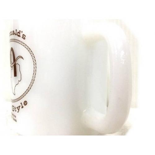 Glasbake ミルクガラスマグカップ Glasbake マクトナルド テキサススタイル