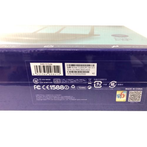 archer (ティーピーリンクジャパン) 無線LANルーター 未使用品 C1200 Ｃ1200　未使用品