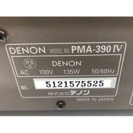 DENON (デノン) プリメインアンプ PMA-390IV 2004年製 動作確認済み 5121575525 PMA-390IV