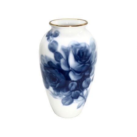 大倉陶園 (オオクラトウエン) 花瓶 ブルーローズ 23cm  型番8011