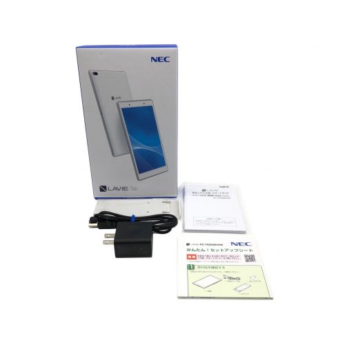 NEC (エヌイーシー) Androidタブレット PC-TE508HAW ○ サインアウト確認済 HA11HT42 8型ワイド ストレージ16GB Wi-Fiモデル ケース付