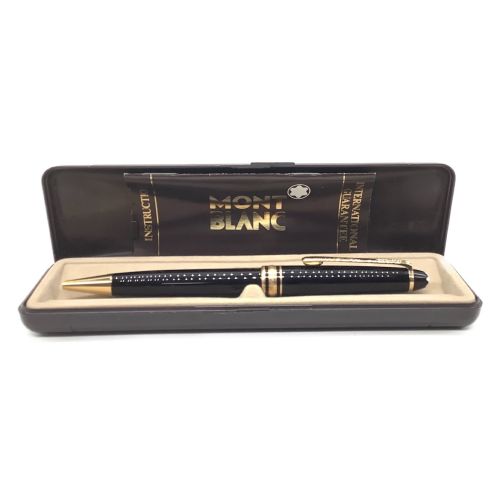 MONTBLANC (モンブラン) ボールペン・ブラック×ゴールド・インクブラック MEISTERSTUCK