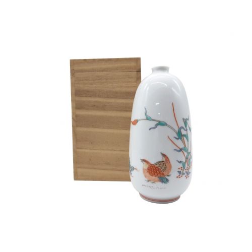 十四代柿右衛門 (ジュウヨンダイカキエモン) 一輪挿し