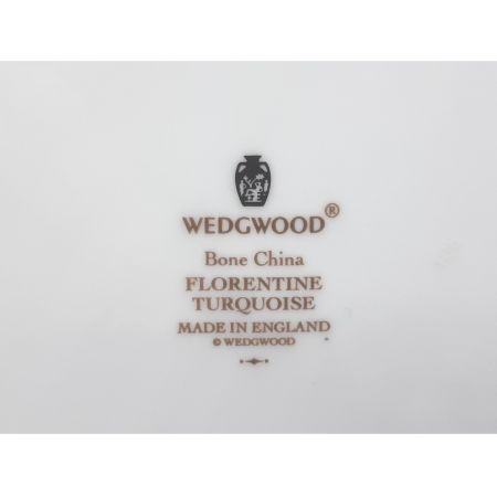 Wedgwood (ウェッジウッド) プレート スクエアプレート 　フロレンティーン・ターコイズ