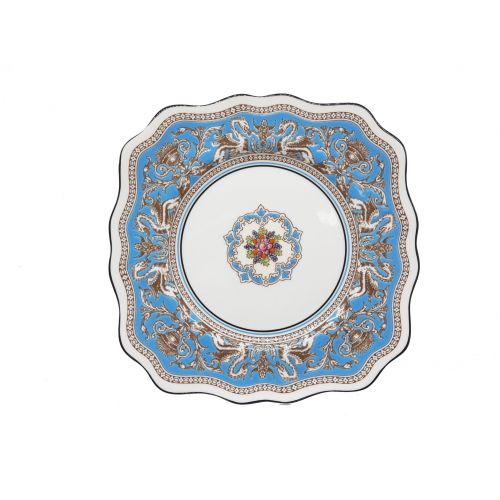 Wedgwood (ウェッジウッド) プレート スクエアプレート 　フロレンティーン・ターコイズ