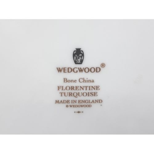 Wedgwood (ウェッジウッド) プレート スクエアプレート 　フロレンティーン・ターコイズ