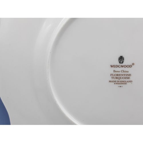Wedgwood (ウェッジウッド) プレート スクエアプレート 　フロレンティーン・ターコイズ
