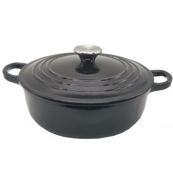 LE CREUSET (ルクルーゼ) 両手鍋 ブラック