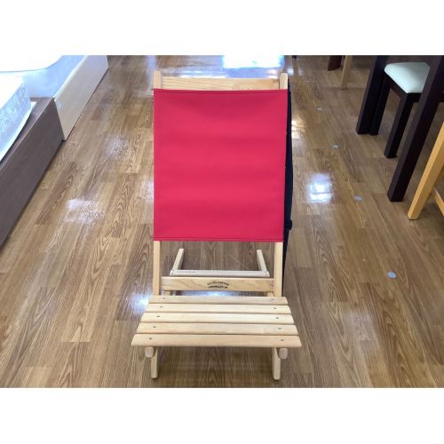 BlueRidgeChairWorks フェスティバルチェア レッド コンパクト収納 タモ材