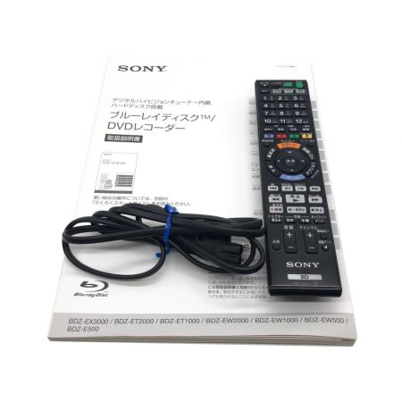 SONY (ソニー) Blu-rayレコーダー BDZ-EW1000 2012年製 2番組 1036072