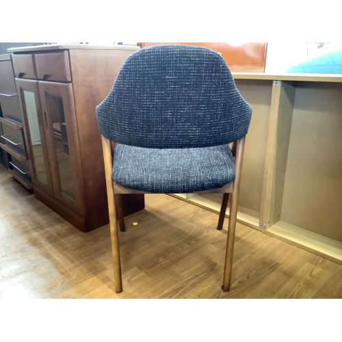 NOCE (ノーチェ) アームチェアー グレー×ブラウン チェアRY14 木製