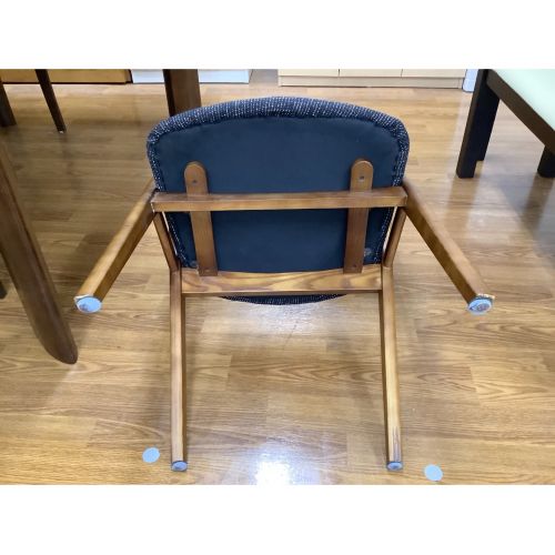 NOCE (ノーチェ) アームチェアー グレー×ブラウン チェアRY14 木製