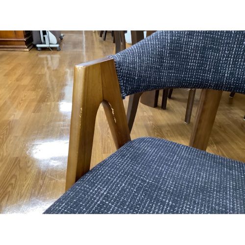 NOCE (ノーチェ) アームチェアー グレー×ブラウン チェアRY14 木製