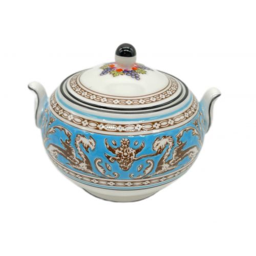Wedgwood (ウェッジウッド) シュガーポット フロレンティーン・ターコイズ