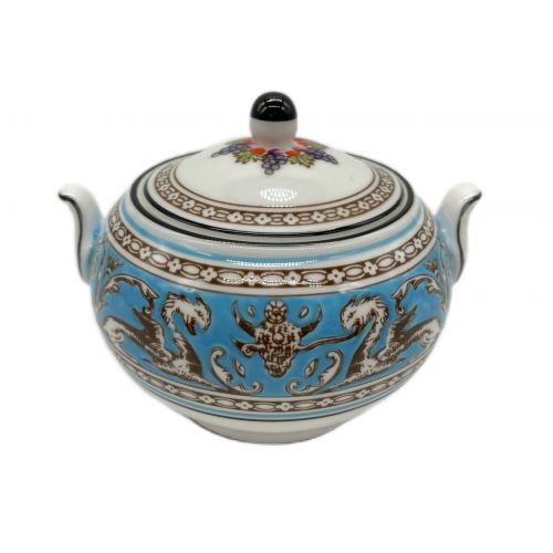 Wedgwood (ウェッジウッド) シュガーポット フロレンティーン・ターコイズ