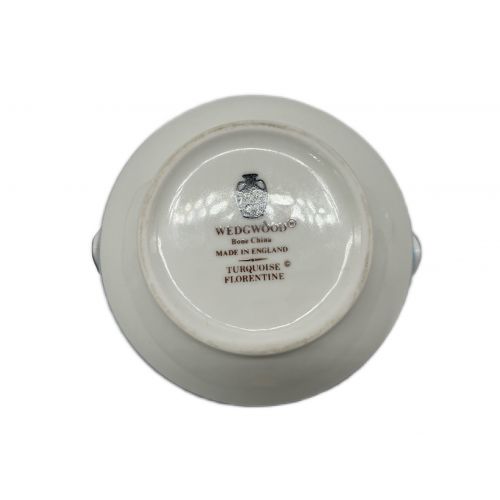 Wedgwood (ウェッジウッド) シュガーポット フロレンティーン・ターコイズ