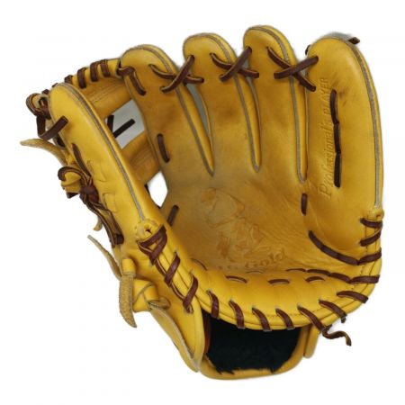 軟式グローブ　ハイゴールド　内野手用 野球 ハイゴールド 軟式グローブ グラブ 己極 SRレモンイエロー