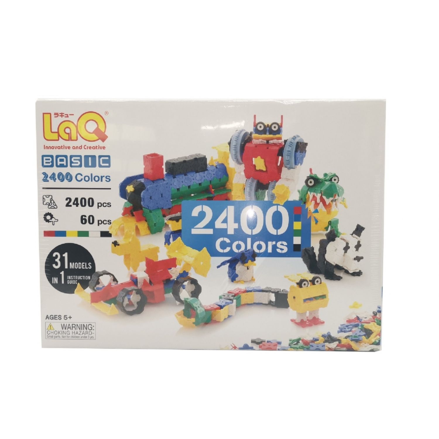 知育玩具LaQ ラキュー ベーシックカラーズ2400 - 知育玩具
