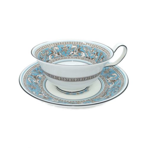 Wedgwood (ウェッジウッド) カップ&ソーサー フロレンティーン・ターコイズ 2Pセット