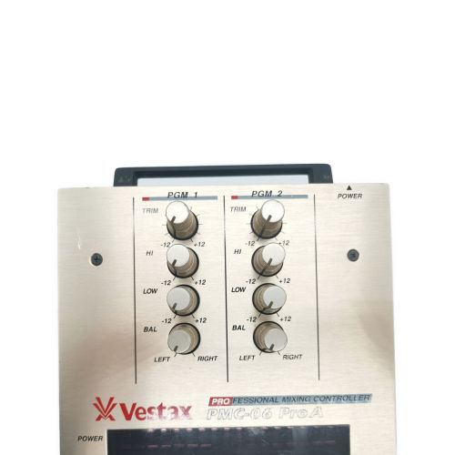 【通電確認済み】ミキシングコントローラー　Vestax PMC-06ProA VESTAX (ベスタックス) ミキサー PMC-06 ProA 通電確認のみ G97013996