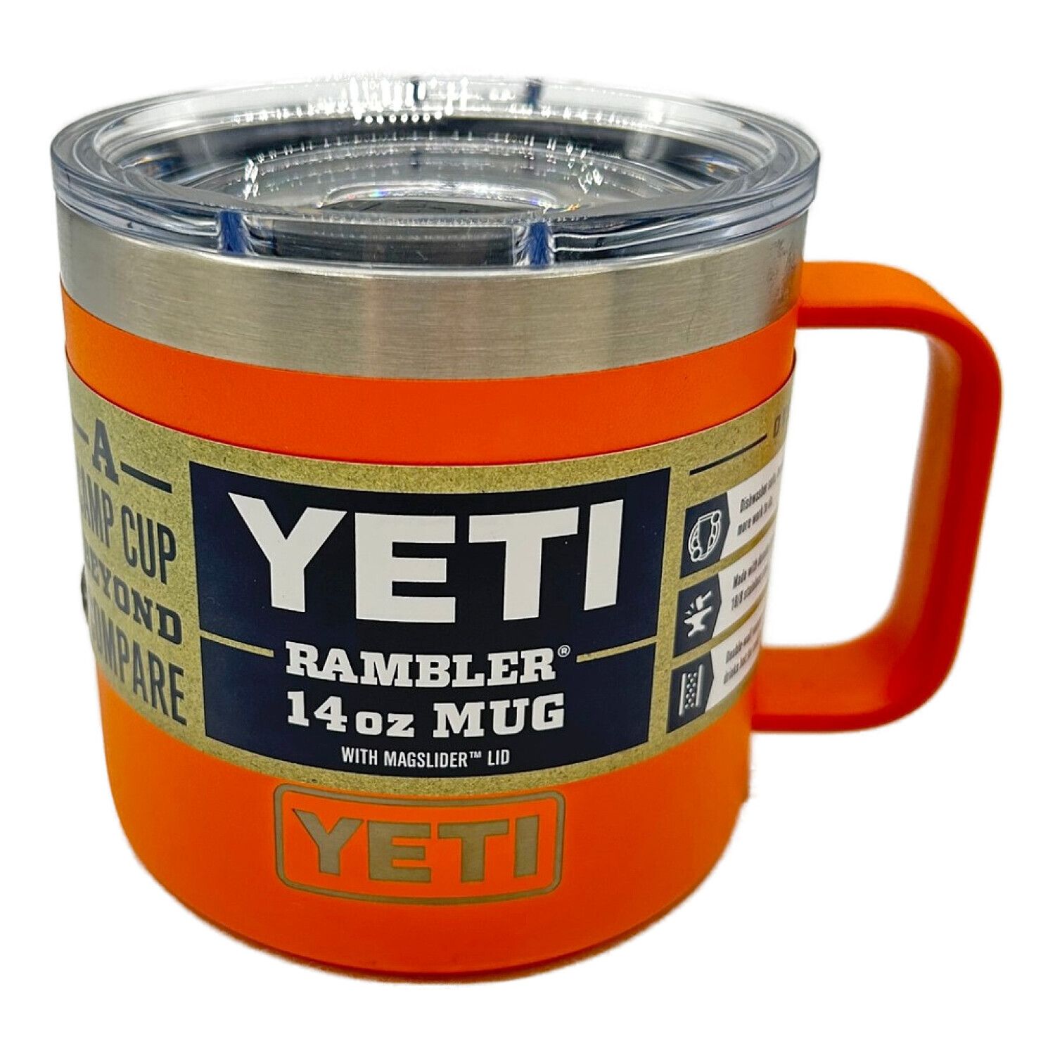 Yeti (イエティ) アウトドア食器 キングクラブオレンジ ランブラー14oz