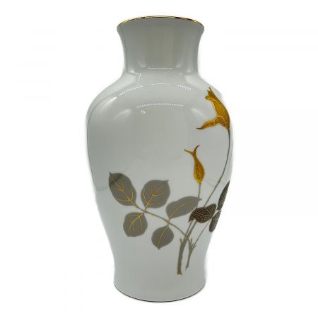大倉陶園 (オオクラトウエン) 花瓶 金蝕バラ 28cm