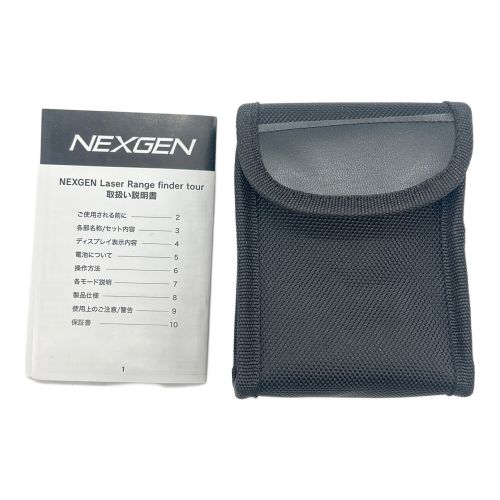 NEXGEN (ネクスジェン) ゴルフ用レーザー距離器 ホワイト