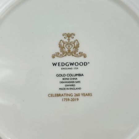 Wedgwood (ウェッジウッド) プレート 20cm コロンビア ゴールド