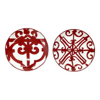 HERMES (エルメス) パンプレート No.2/No.6 17cm ガダルキヴィール 2Pセット