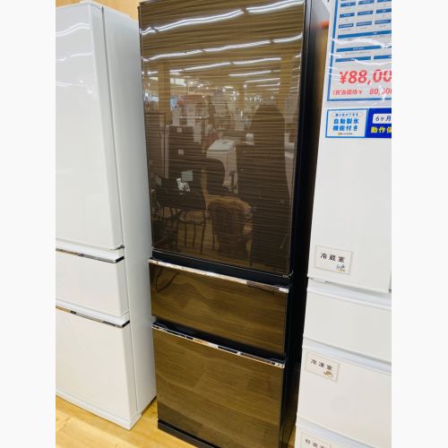 MITSUBISHI (ミツビシ) 3ドア冷蔵庫 201 MR-CX37A-BR1 2017年製 365L 清掃【未実施】