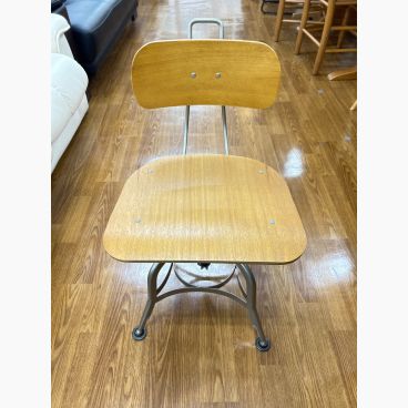 アンティーク/kokuyo/コクヨ/レザーベンチ/ローチェア/インテリア/椅子