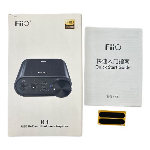 Fii〇 ヘッドホンアンプ FIO-K3-B
