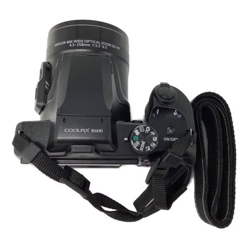 Nikon デジタルカメラ COOLPIX B600 BK 光学60倍 軽量 クールピクス
