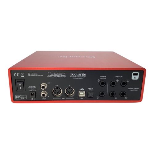 Focusrite (フォーカスライト) オーディオインターフェース Scarlett 18i8 (gen. 3) 通電確認のみ W268319052852