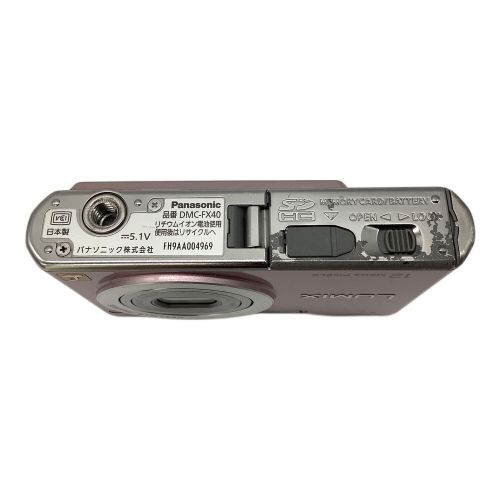 Panasonic (パナソニック) コンパクトデジタルカメラ DMC-FX40 1210万画素 1/2.33型CCD FH9AA004969