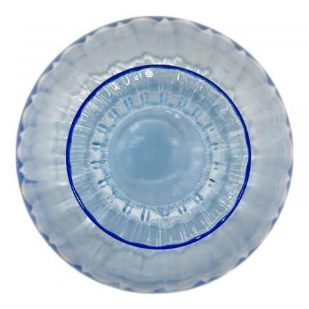 ☆洋3　バカラ　アレーユ　ブルー　フラワーベース　高さ11㎝　東な6-0904① ☆洋3 バカラ アレーユ ブルー フラワーベース 高さ11㎝ 東な6-0904①