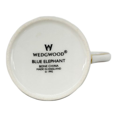 Wedgwood (ウェッジウッド) デミタスカップ&ソーサー ブルーエレファント