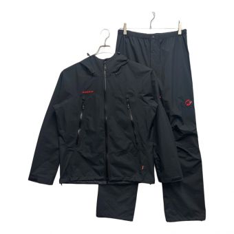 MAMMUT (マムート) クライメイトレインスーツ メンズ SIZE XL ブラック 上下セット 1010-26552