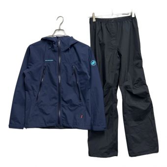 MAMMUT (マムート) トレッキングウェア(レインウェア) レディース SIZE XS ネイビー クライメイトレインスーツ上下セット 1010-26562