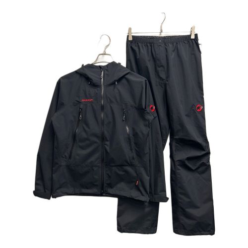 MAMMUT (マムート) クライメイトレインスーツ レディース SIZE L ブラック 1010-26562