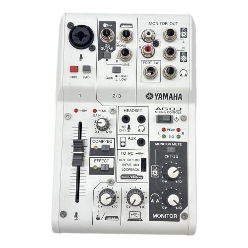YAMAHA (ヤマハ) ストリーミングミキサー AG03