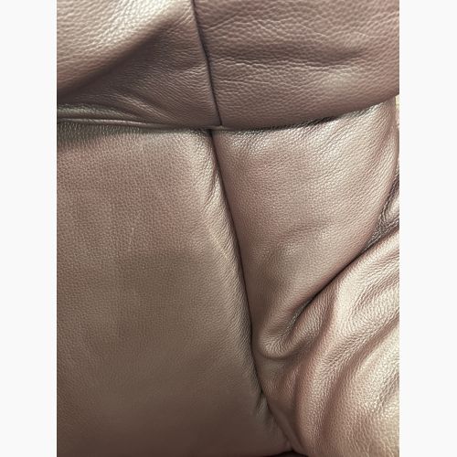 Ekornes (エコーネス) リクライニングチェアー ブラウン M ストレスレスチェア 202 オットマン付き レザー レノ