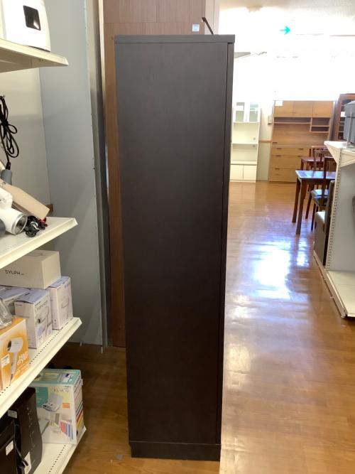 アーリー・タイムス アルファ キャビネット ダークブラウン 56 2枚扉ダウンライト付 エレール