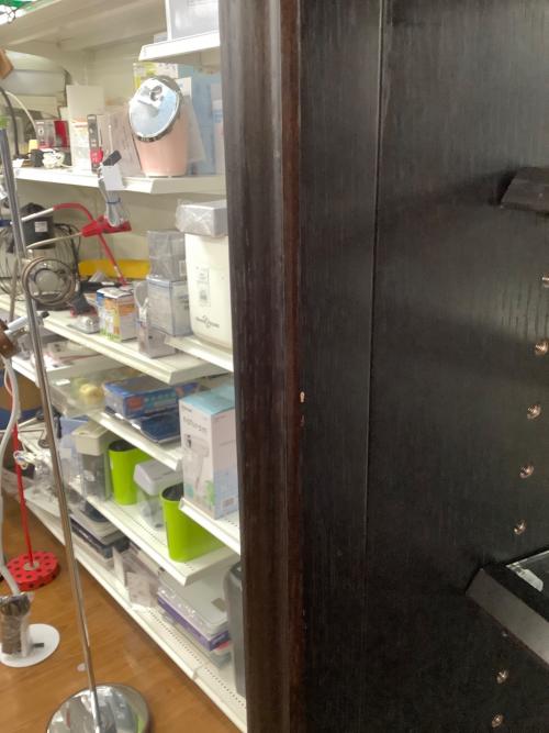 アーリー・タイムス アルファ キャビネット ダークブラウン 56 2枚扉ダウンライト付 エレール