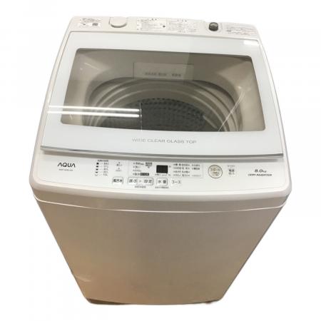 AQUA (アクア) 全自動洗濯機 8.0kg AQW-GV80J 2021年製 クリーニング済