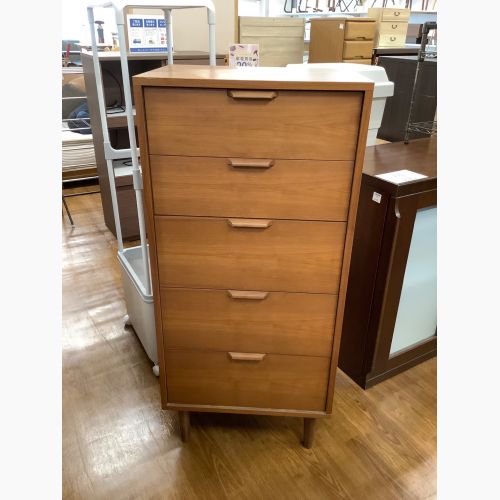 UNICO (ウニコ) 5段チェスト ブラウン HOLM